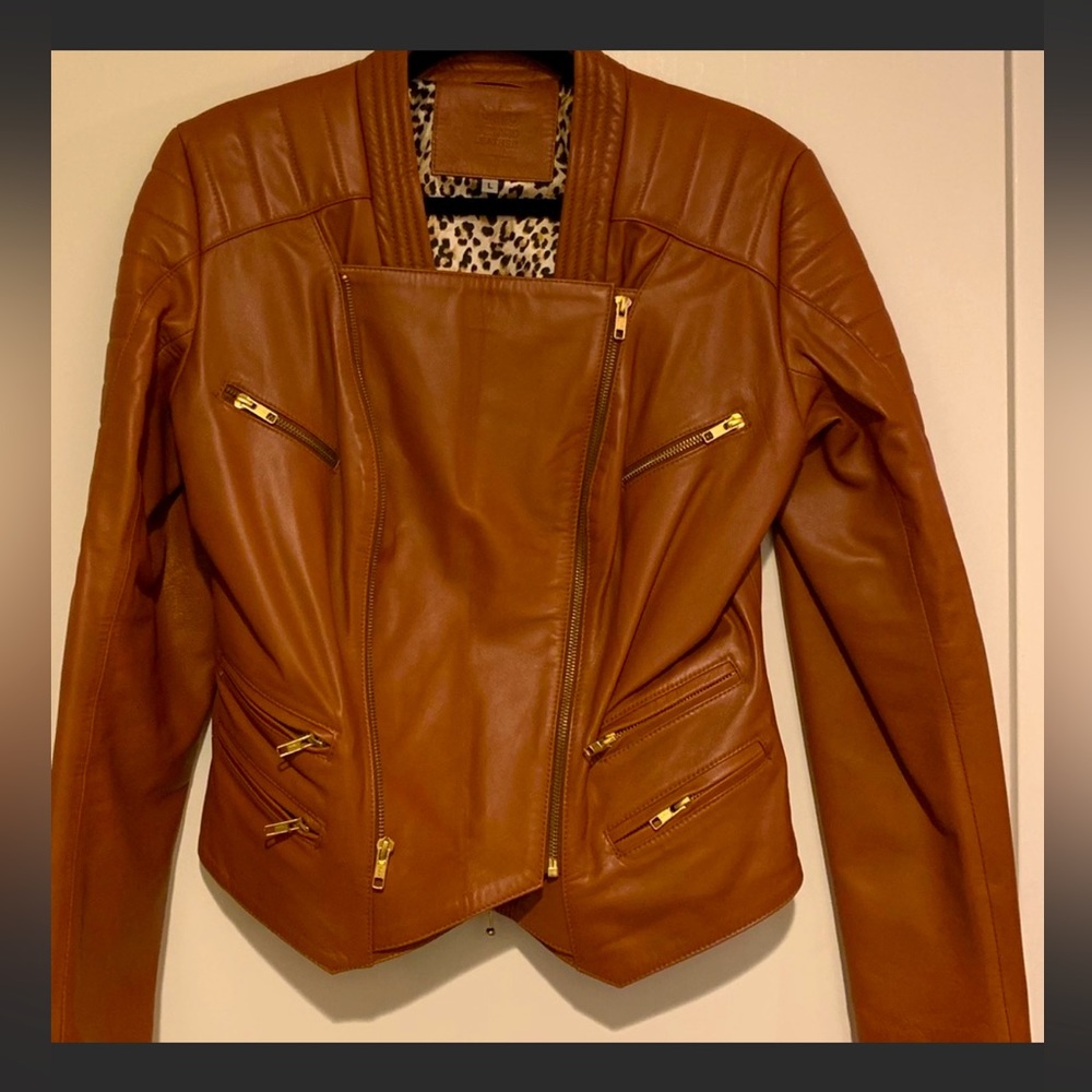 Qiu Urbano Leather Moto Jacket